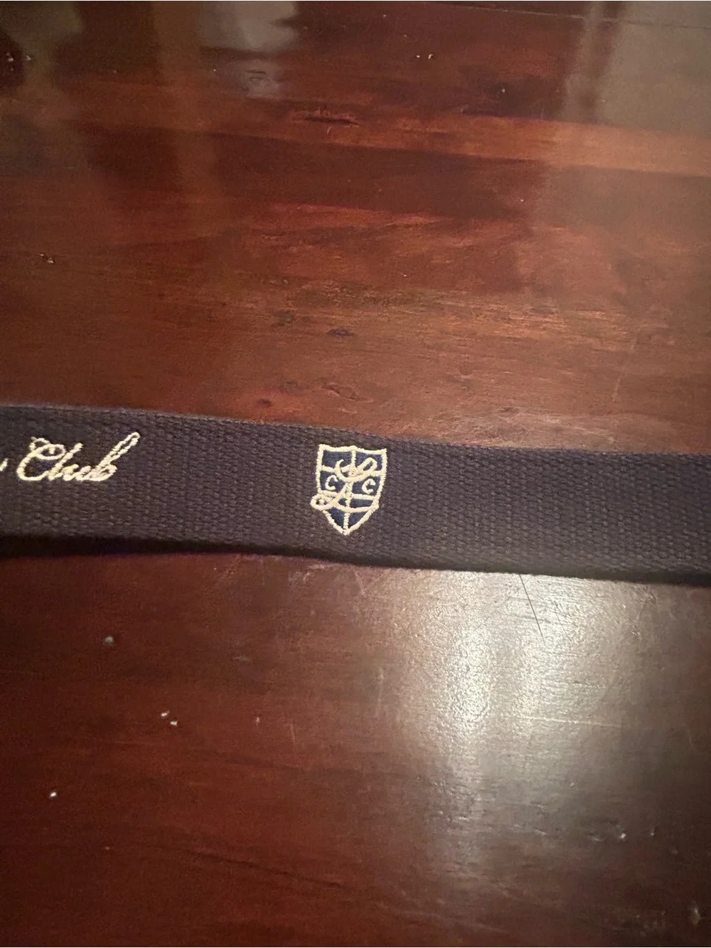 Men’s Woven Lakeside Country Club Peter Millar Belt Size 36